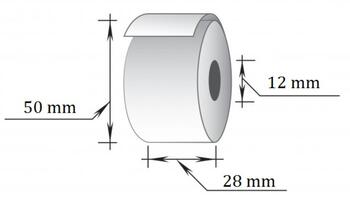 Kases lente TECHNOINFORM 28*50mmx1 (28mm*25m) termo, 10 gab/iepakojumā (100-00326) (100-07967)