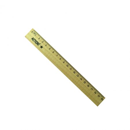 Lineāls, koka, 20 cm (200-14102)