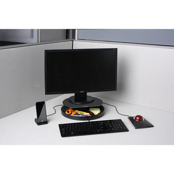 Monitora paliktnis KENSINGTON SmartFit Spin2, melnā krāsā (250-06504)