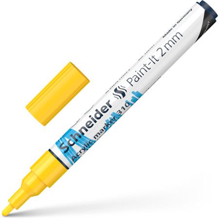 Akrila marķieris SCHNEIDER Paint-it 310, 2mm, dzeltens (200-14293)