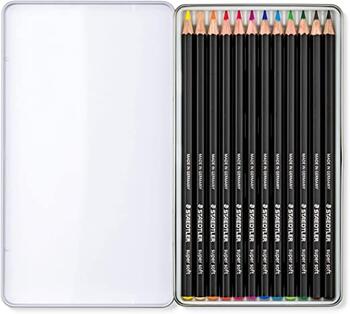 Krāsainie zīmuļi STAEDTLER, īpaši mīksti, 12 gab. (200-14618)