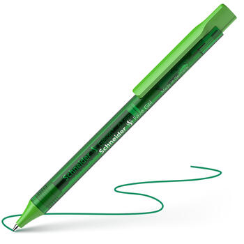 Gēla tintes pildspalva SCHNEIDER Fave Gel, 0,7mm, zaļa (200-14537)
