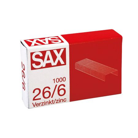 Skavas  SAX 26/6, 1000 skavas/kastītē (200-08833)