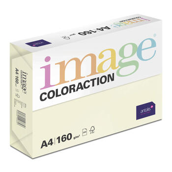 Krāsains papīrs IMAGE COLORACTION, A4, 160 gsm, 250 loksnes, DESERT / PALE YELLOW (100-00086)