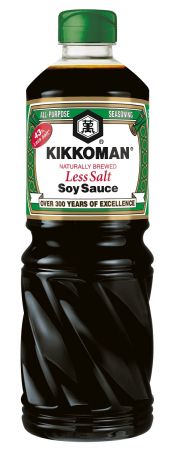 Sojas mērce KIKKOMAN, 43% mazāk sāls, 975ml (450-27859)