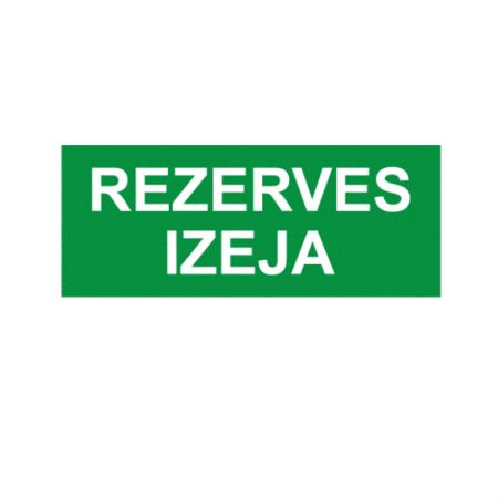 Uzlīme Rezerves izeja, izmērs 20x8 cm (100-07203)