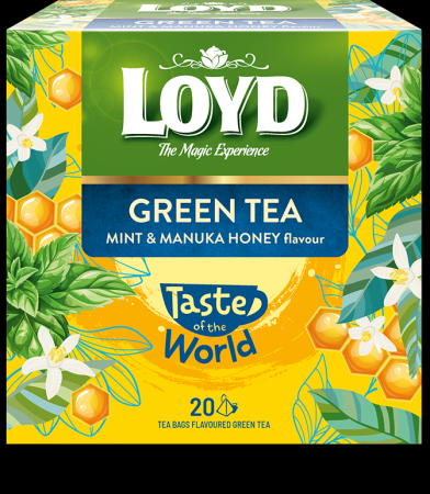 Zaļā tēja LOYD ar piparmētru un manuka medu 20gb. x 1.7g (450-14564)