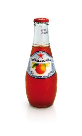 Bezalkoholisks dzēriens S.PELLEGRINO Aranciata Rossa BIO, stiklā, 0.2l (DEP) (450-22955)