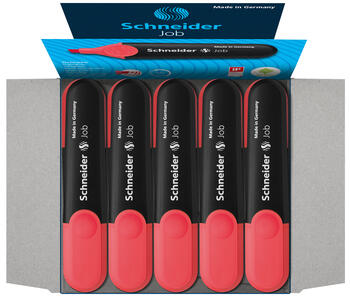 Teksta marķieris SCHNEIDER JOB, sarkans (200-01329)