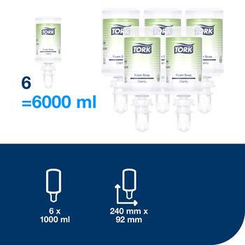 Putu ziepes TORK, S4 caurspīdīgas, 1 L 520201 (400-08513)