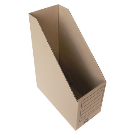 Arhīva bokss SMLT no brūna gofrēta kartona, 330x250x120 mm (200-03679)