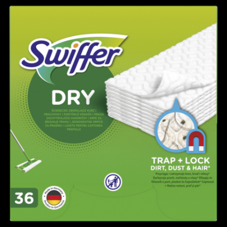 Swiffer Grīdas slotas Rezerve sausā 36 gab/iepak. (400-07976)