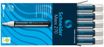 Noturīgais marķieris SCHNEIDER PAINT MARKER Maxx 270, 1-3mm, konisks, balts (200-04982)