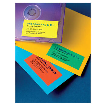Uzlīmes APLI ILC ar izmēru 70x37mm, 20 loksnes/480 uzlīmes dzeltenas (100-00460)