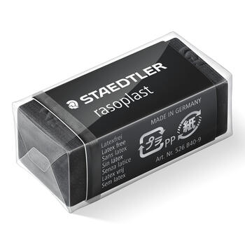 Dzēšgumija STAEDTLER Rasoplast B40 melns (200-05876)