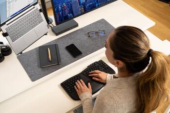 Kensington Pro Fit® Ergo KB675 EQ TKL uzlādējama tastatūra (250-08886)
