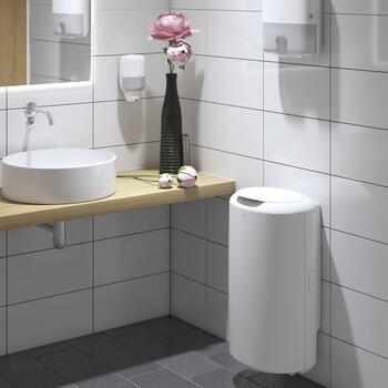Atkritumu tvertne TORK B1, 50 L, 289 x 389 x 629 mm, baltā krāsā (400-00983)
