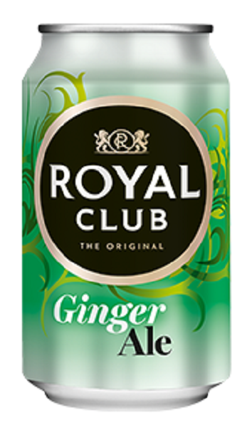 Bezalkoholisks dzēriens ROYAL CLUB Ginger Ale, bundžā, 0.33l (DEP) (450-22921)