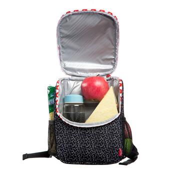 Pusdienu kaste ar siksniņu, ZIPIT, Wildlings pusdienu Lunch box, melna (550-05837)