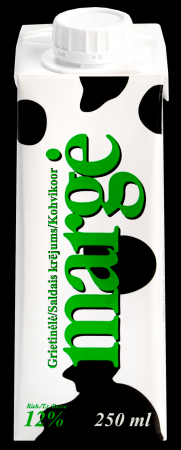 Saldais krējums MARGE 12%, 0.25 l (450-01128)