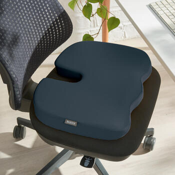 Sēdēšanas spilvens Leitz Ergo Cosy, samtaini pelēkā krāsā (250-09014)