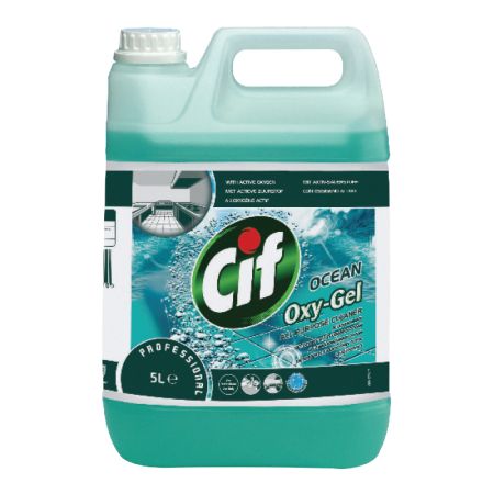 Universāls virsmu tīrīšanas līdzeklis CIF Professional Oxygel Ocean, 5L (400-02062)