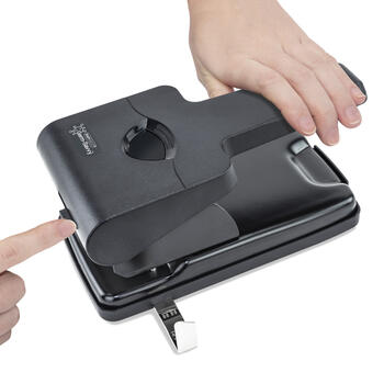 Caurumu perforators RAPESCO Germ-Savvy™: HD865, 2 caurumi, 50 loksnes, melns (200-15351)