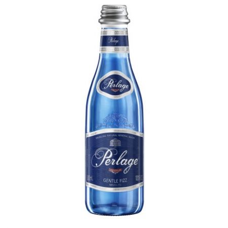 Minerālūdens PERLAGE, viegli gāzēts, stiklā, 0.3l (DEP) (450-23068)