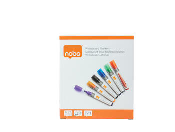 Marķieri tāfelei NOBO Liquid Ink, 12 gab., asorti (250-06481)