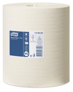 Papīra dvieļi TORK M2 Universal, 1 slānis, balts, 280 m, 140002 (400-03664)