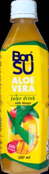Aloe Vera un mango sulas dzēriens ar alvejas mīkstumu (56%) BONSU, 500ml, PET (DEP) (450-25691)