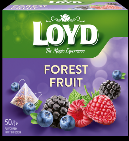 Augļu tēja LOYD Pyramids meža augļu, 50x2g (450-11644)