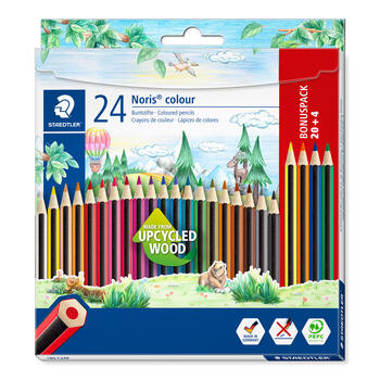 Krāsainie zīmuļi STAEDTLER Noris Color, 24 gab. (200-14614)