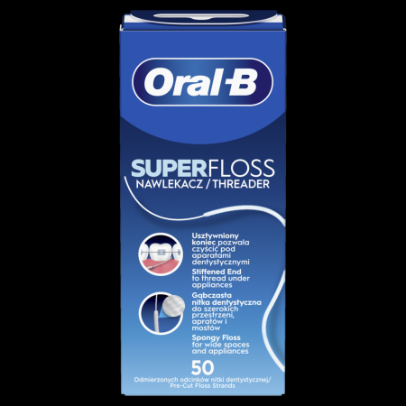 Zobu diegs ORAL-B Super Floss, 50 gab. (400-08957)