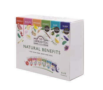 Ahmad  Tēja 10 g Alu Natural Benefits Selection, 6x10 (450-17782)