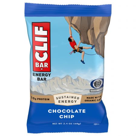 Enerģijas batoniņš CLIF ar šokolādes skaidiņām, 68g (450-23195)