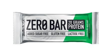 Proteīna batoniņš BioTechUSA Zero Bar, šokolāde-lazdu rieksti, 50g (450-10258)