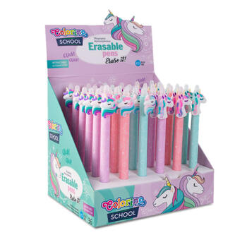 Pildspalva dzēšama Colorino Magic Unicorns, 0.5 mm, asorti (200-13095)