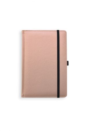 Klade - planotājs UNIVERSAL BLACK EDITION, A5,ar gumiju, krēmkrāsā (100-07410)