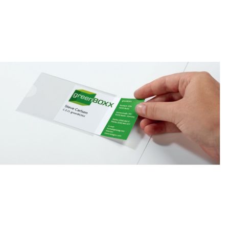 Pašlīpoša kabata Durable, 57 x 90 mm, 10 gab./iepak. (150-02966)