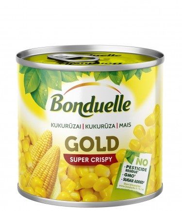 Kukurūza konservēta BONDUELLE, 340g / 285g (450-09027)
