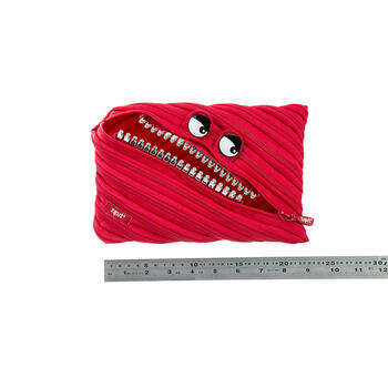 Penālis ZIPIT Grillz Monster Jumbo Pouch, ZTMJ-GR-RI, sarkanā krāsā (550-04975)