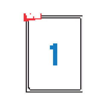 Uzlīmes APLI ILC ar izmēru 199.6x289.1 mm 100 loksnes/100 uzlīmes noapaļotas (100-00367)