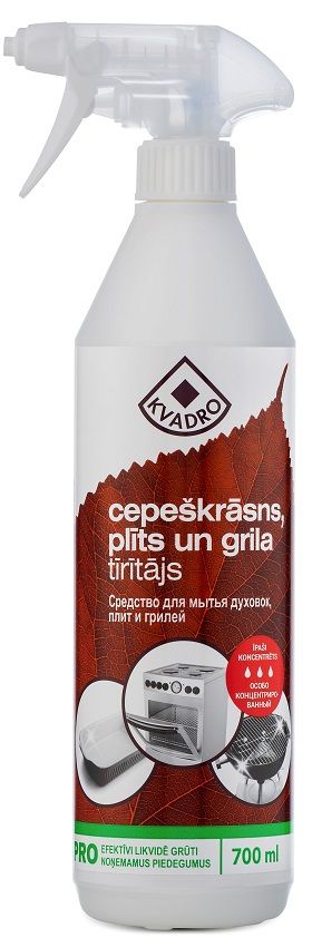 Cepeškrāsns, plīts un grila tīrītājs KVADRO, 700ml (400-08681)