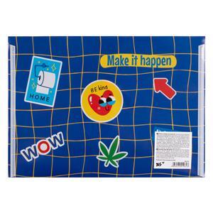 Aplokšņu maisiņš YES B5 ar pogu "Sticky Mood" (150-04187)