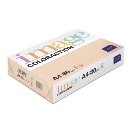 Krāsains papīrs IMAGE COLORACTION, A4, 80 gsm, 500 loksnes, SAVANA / PALE SALMON (100-10569)