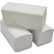 Roku dvieļi V-locījums, 2 sl., 200 salvetes, 21 x 23 cm, baltā krāsā (400-03728)