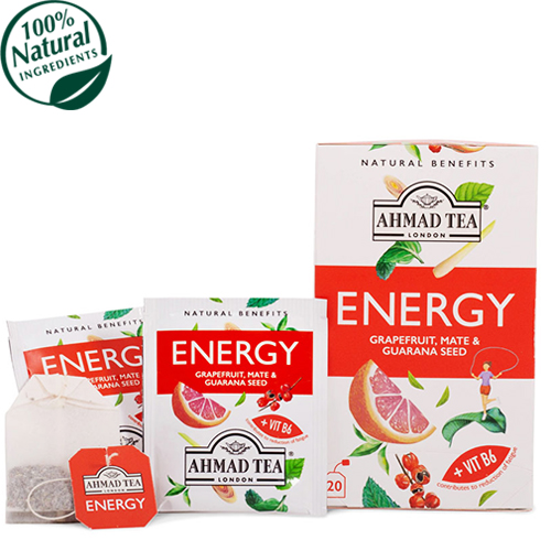 Ahmad Tēja 20' Alu Benefits Energy (450-17768)