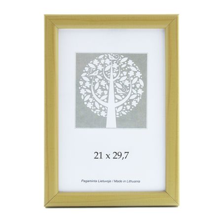 Foto rāmis, plastmasas, A4, 21x29,7 cm, koka krāsā (200-11381)