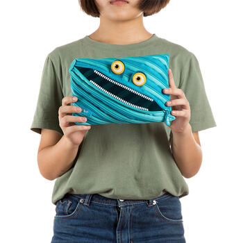 Penālis ZIPIT Wildlings Jumbo Pouch, ZTMJ-WD-CRE, zilā krāsā (550-04965)